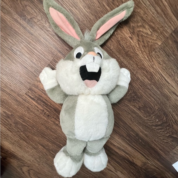 Warner Bros. Looney Toons 1998 Baby Bugs Bunny Tickle Me Giggling Talking Plush - Picture 3 of 10